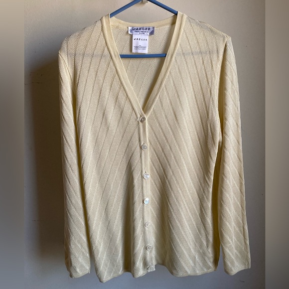 VTG Jaeger Button Up Cardigan - Picture 5 of 7